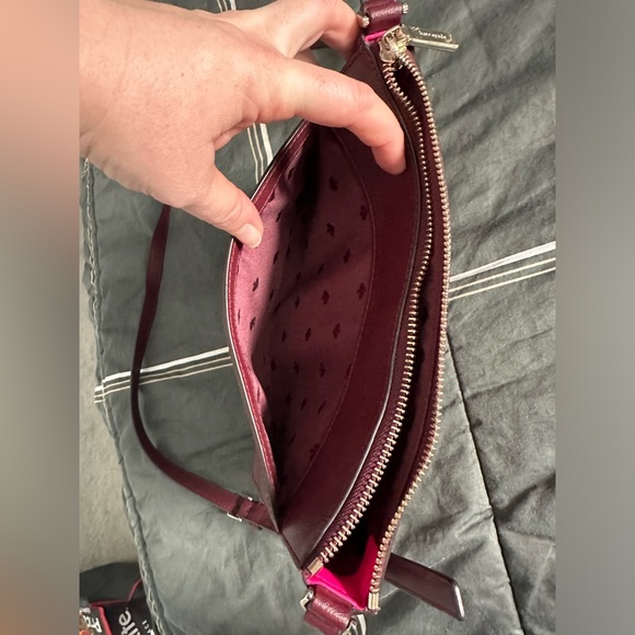 Kate Spade Crossbody maroon color - Picture 7 of 7